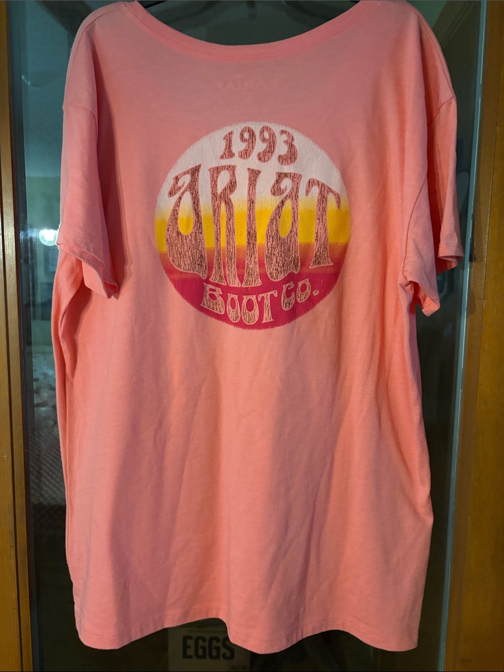 Ariat Size xl peachy/pink top brand new without tags - Picture 4 of 4
